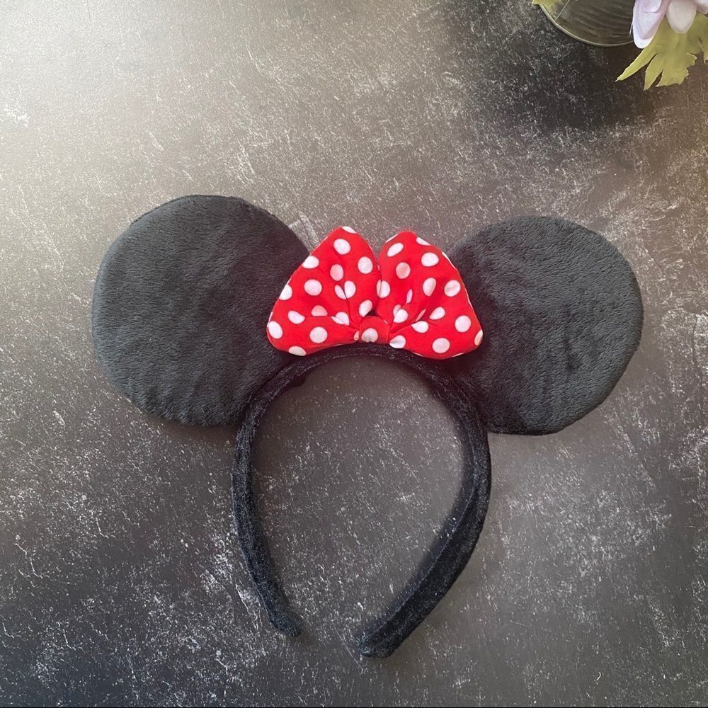 Minnie Mouse Bow Ears Headband OS